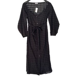 Cocktail Black Midi Dress Deveaux Size 8